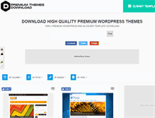 Tablet Screenshot of premiumthemesdownload.com